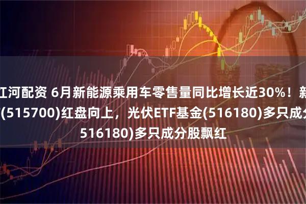 红河配资 6月新能源乘用车零售量同比增长近30%！新能车ETF(515700)红盘向上，光伏ETF基金(516180)多只成分股飘红